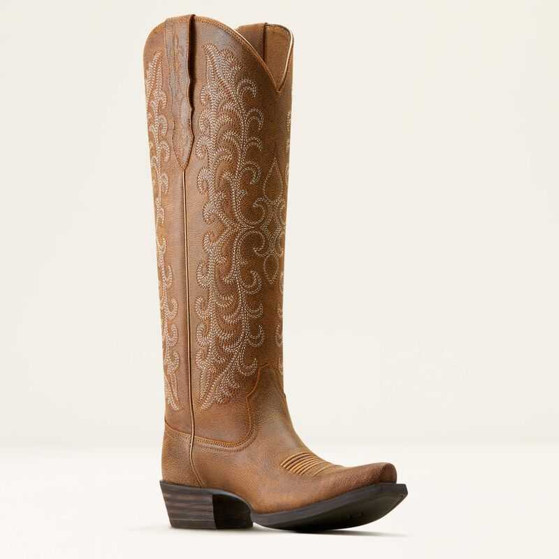 Ariat Tallahassee Stretchfit Western Boot Brown | 817APXZVS