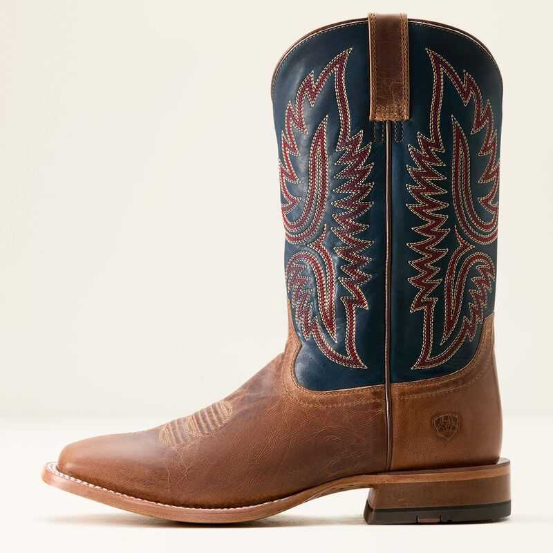 Ariat Tanglewood Cowboy Boot Beige / Blue | 589FWSGJX