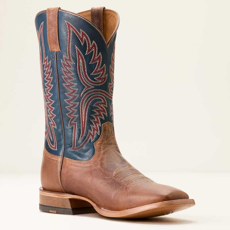 Ariat Tanglewood Cowboy Boot Beige / Blue | 589FWSGJX