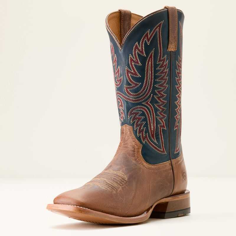 Ariat Tanglewood Cowboy Boot Beige / Blue | 589FWSGJX