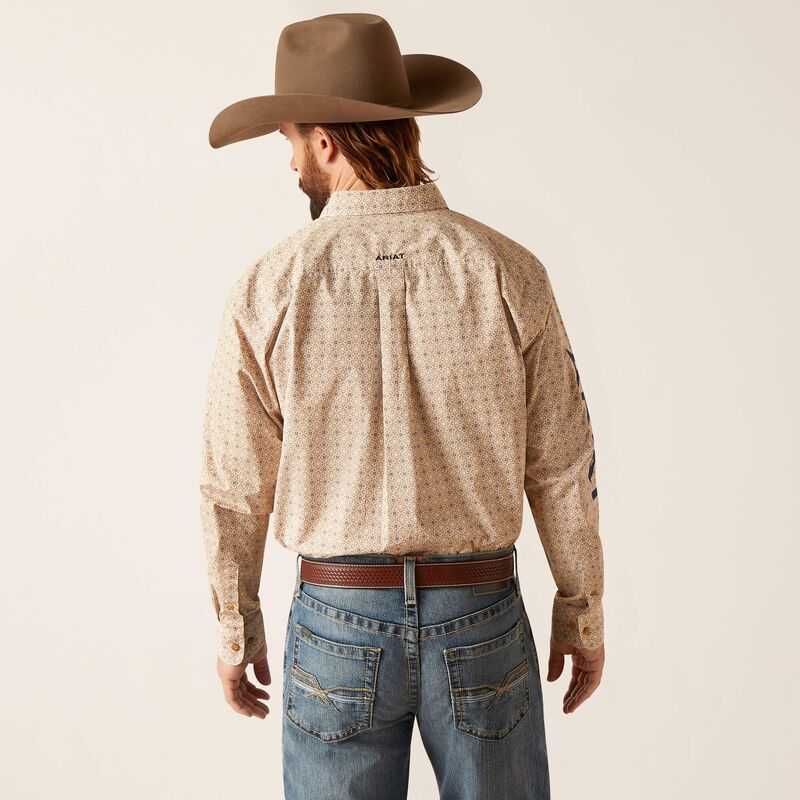 Ariat Team Conrad Classic Fit Shirt White | 524FXYNZU