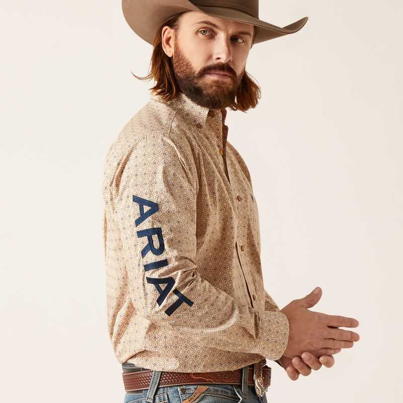 Ariat Team Conrad Classic Fit Shirt White | 524FXYNZU