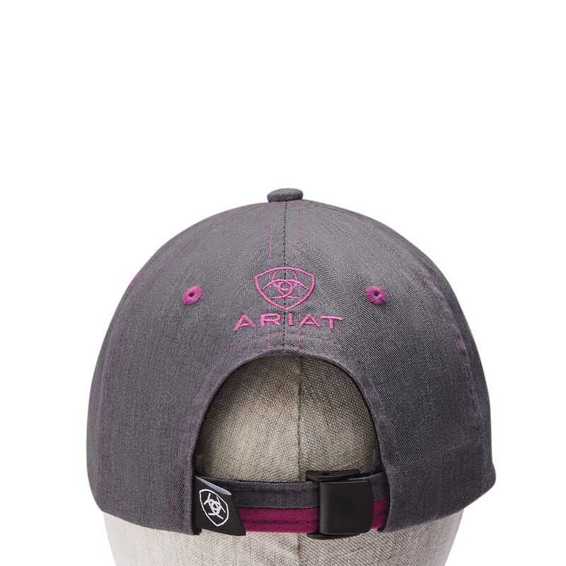 Ariat Team II Cap Grey Purple | 487HZMTPN