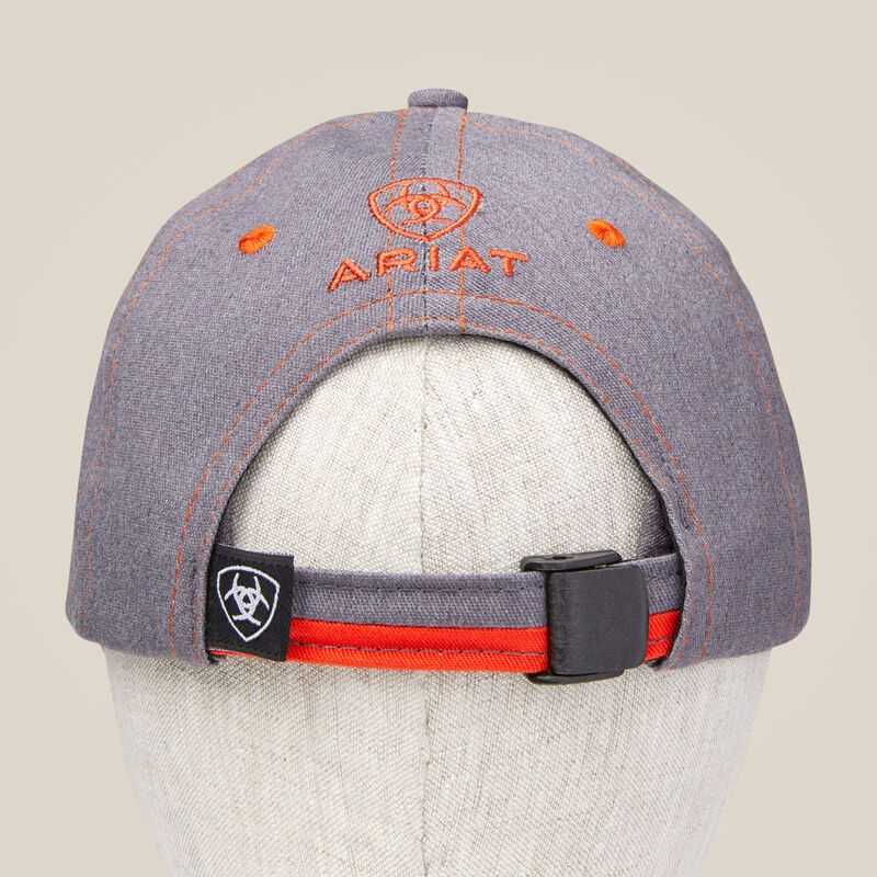 Ariat Team II Cap Grey Red | 470AMSFZC