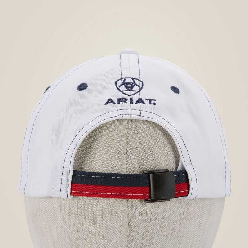 Ariat Team II Cap White Navy | 963HTEMOS