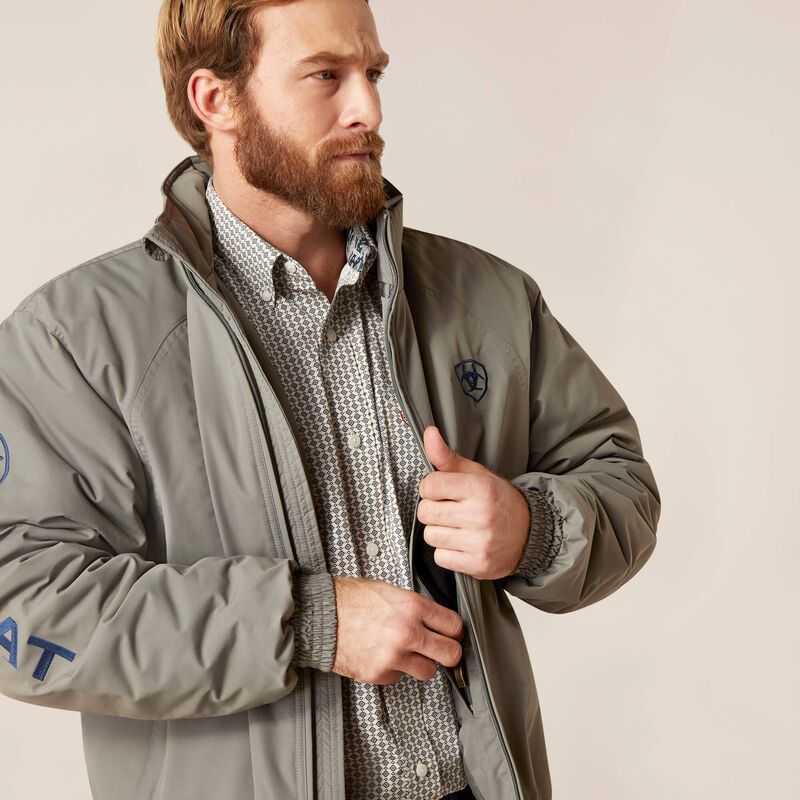 Ariat Team Insulated Jacket Grey | 758IABRJL