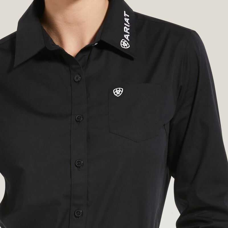 Ariat Team Kirby Stretch Shirt Black | 910BSXRAL