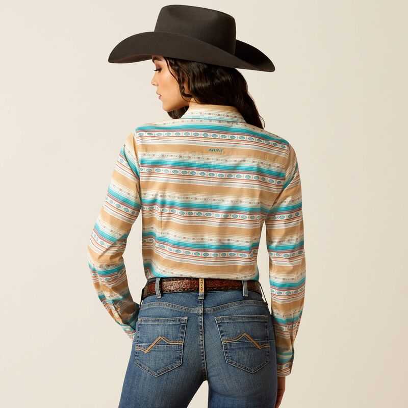 Ariat Team Kirby Stretch Shirt Fallon Serape Print | 075PQEMGD