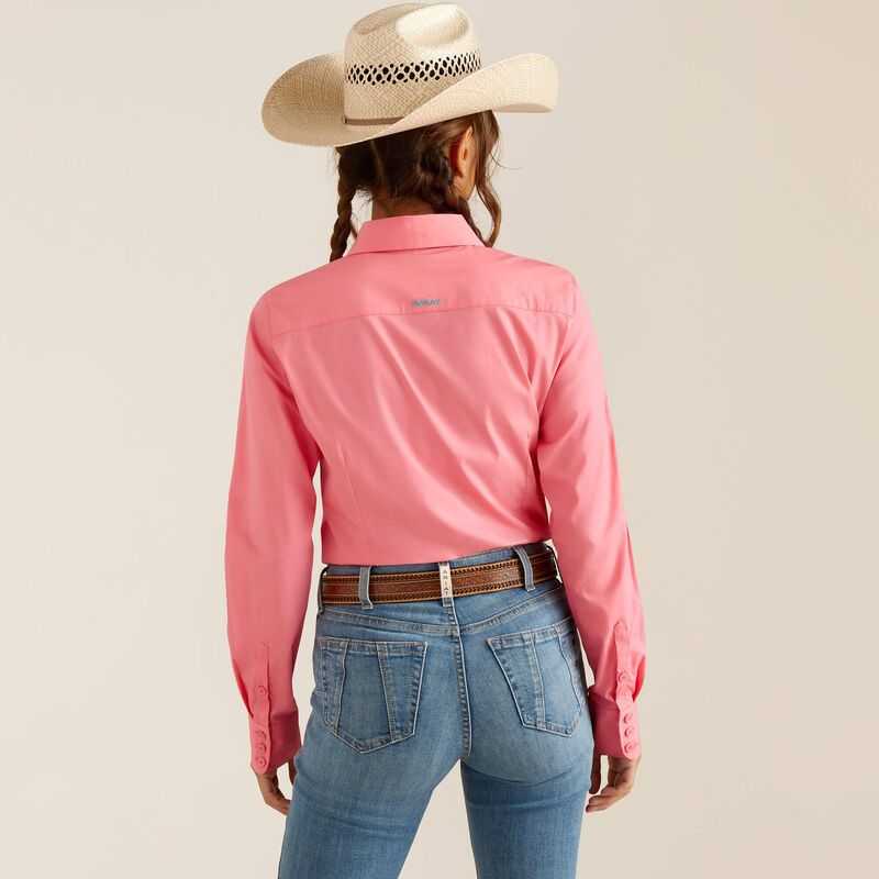 Ariat Team Kirby Stretch Shirt Rose | 280CJOGBP