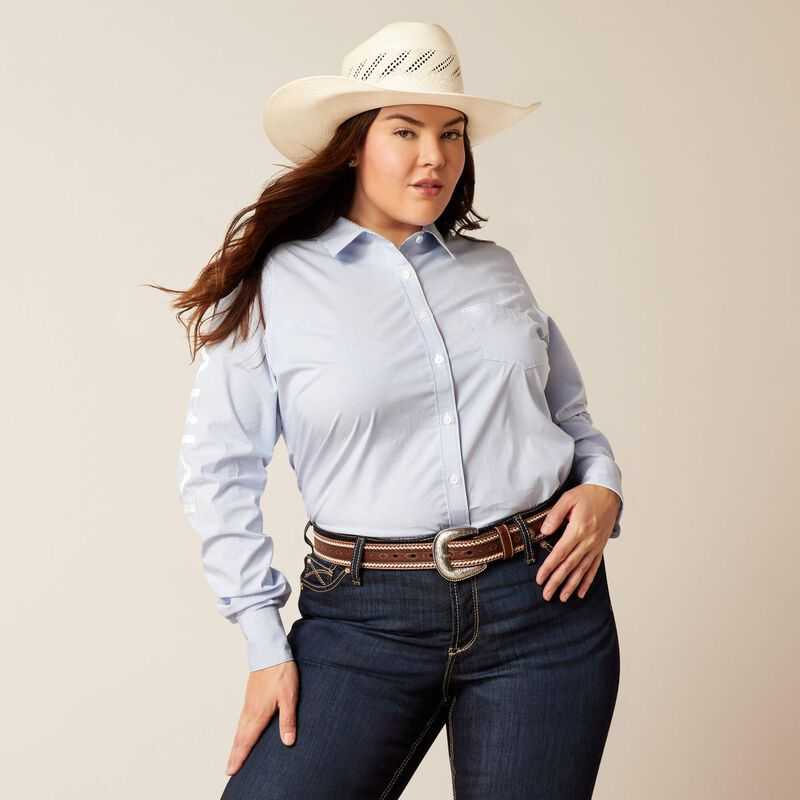 Ariat Team Kirby Stretch Shirt Stripes | 827IZHMDC