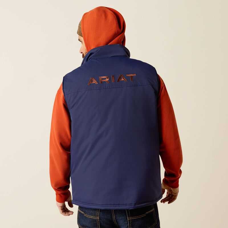 Ariat Team Logo Insulated Vest Blue | 874BTFKPH