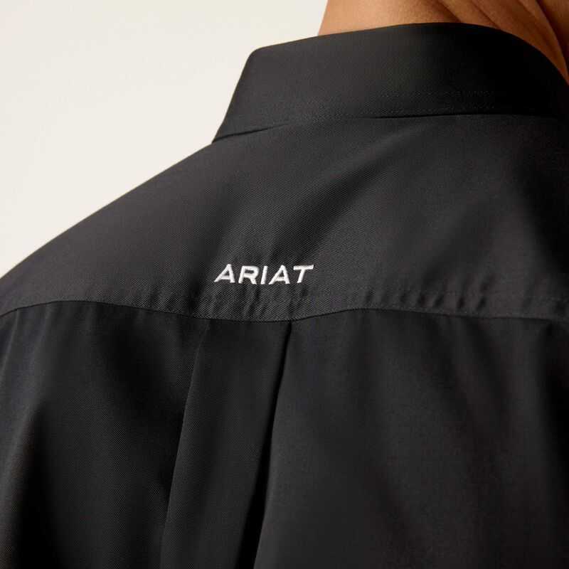 Ariat Team Logo Twill Classic Fit Shirt Black | 870ZNOTFX