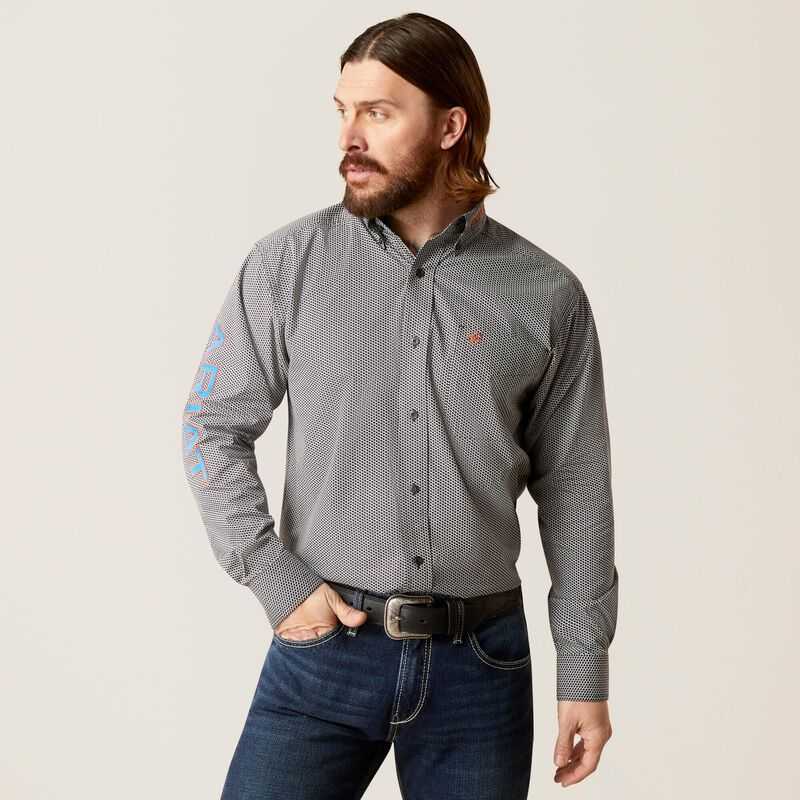 Ariat Team Whitt Classic Fit Shirt White | 894CZFTIP