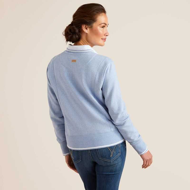 Ariat Tedstock Sweatshirt Light Blue | 378EPJMQN