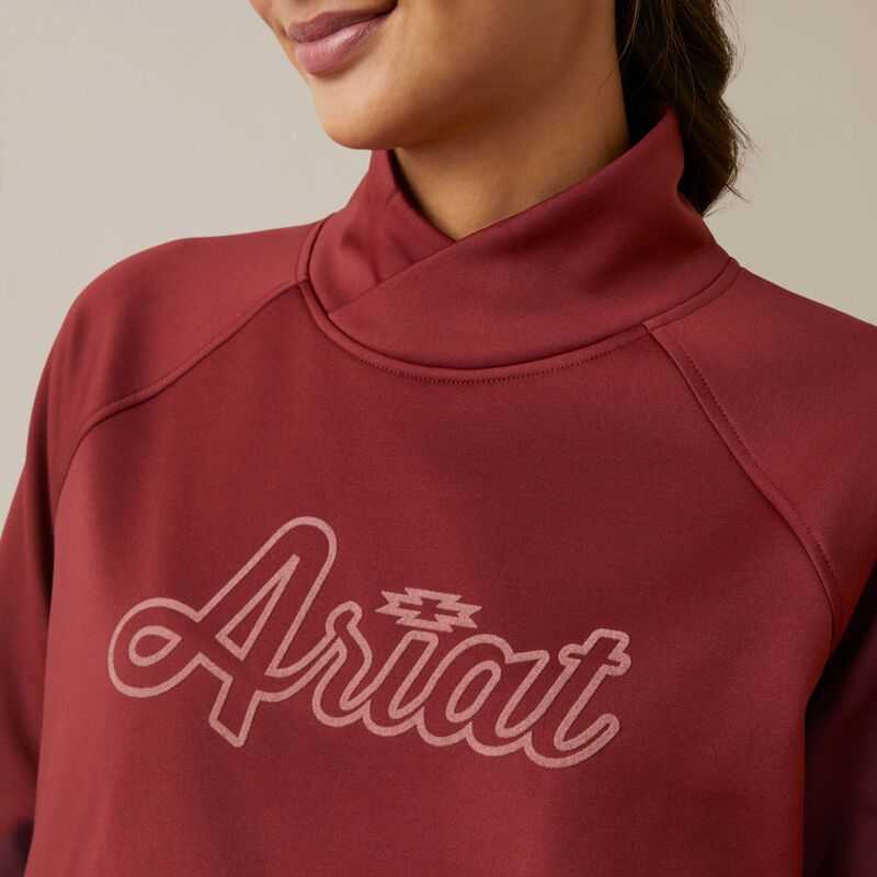 Ariat Tek Crossover Sweatshirt Burnt Russet | 694ITOYHG