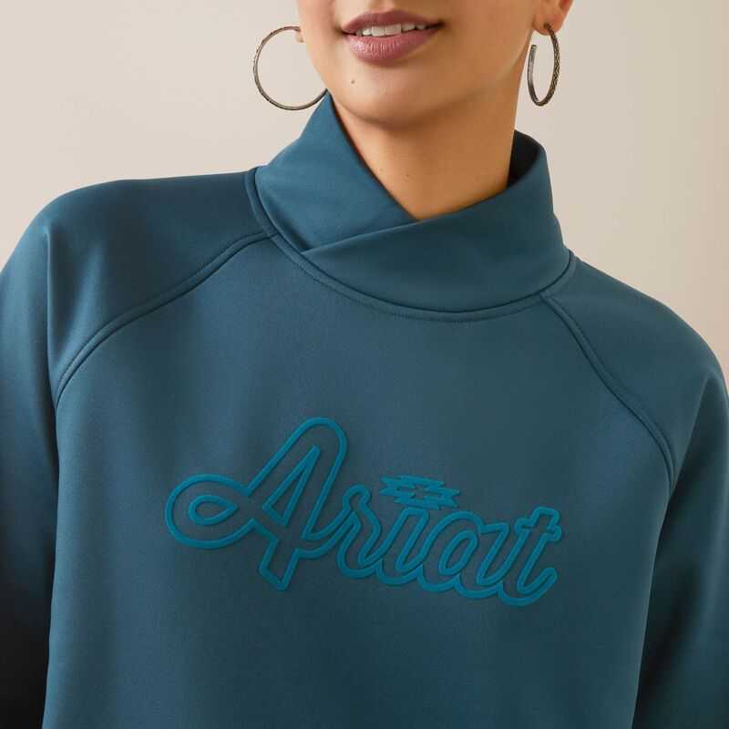 Ariat Tek Crossover Sweatshirt Reflecting Pond | 184ZDKCIN