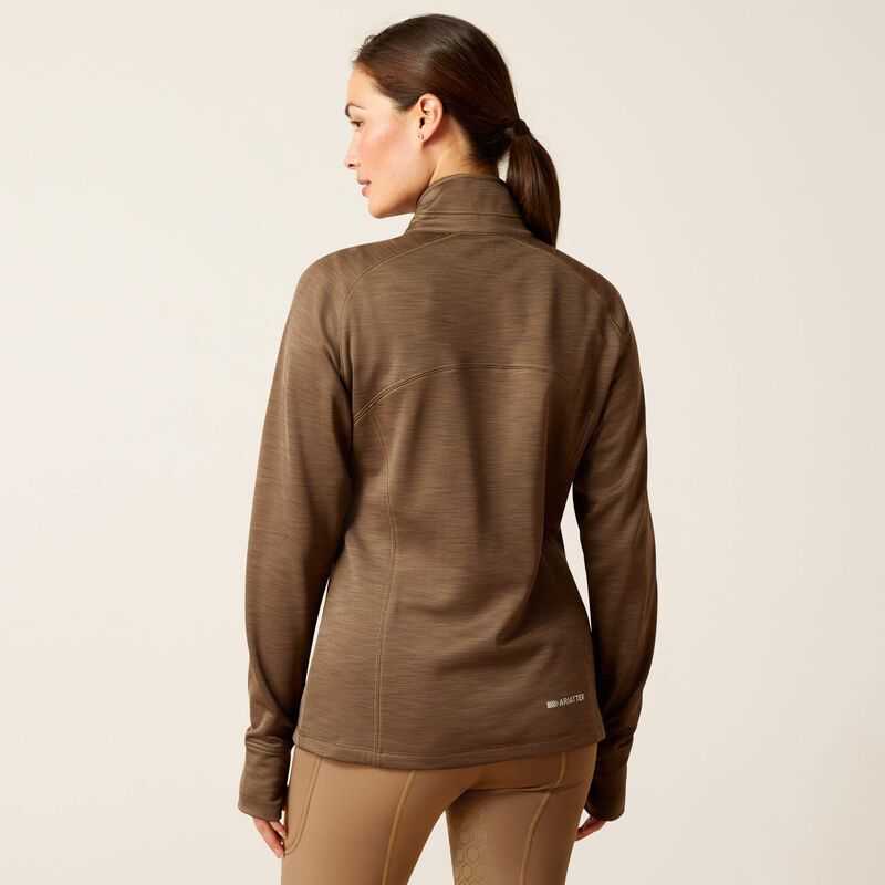 Ariat Tek Team 1/2 Zip Sweatshirt Canteen | 865JGYLWK