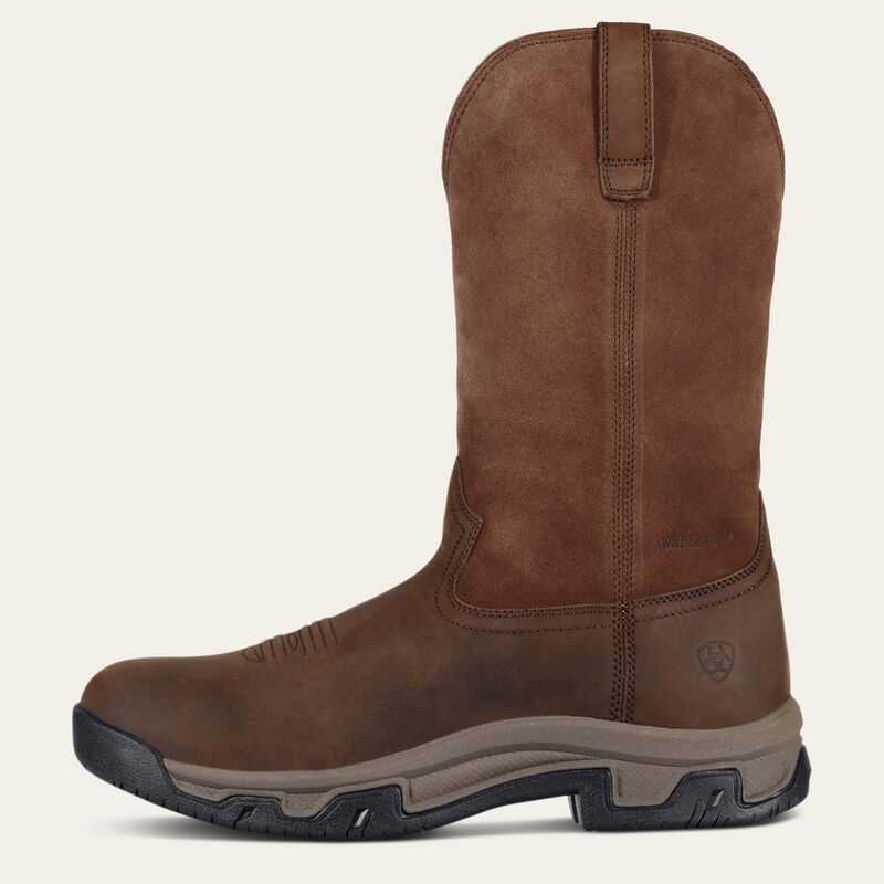 Ariat Terrain Pull On Waterproof Boot Brown | 508ZNBOYK