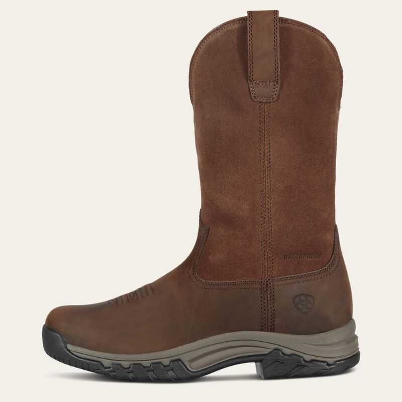 Ariat Terrain Pull On Waterproof Boot Brown | 250JUIAKG