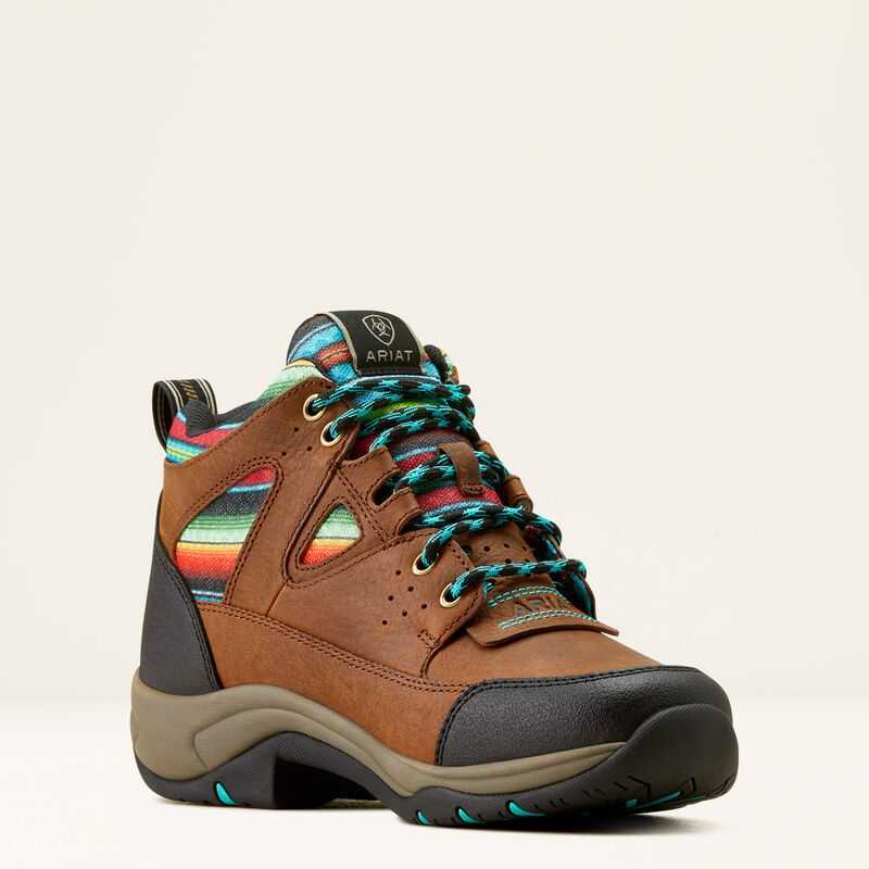 Ariat Terrain VentTEK 360 Boot Brown / Turquoise | 076IDYHTM