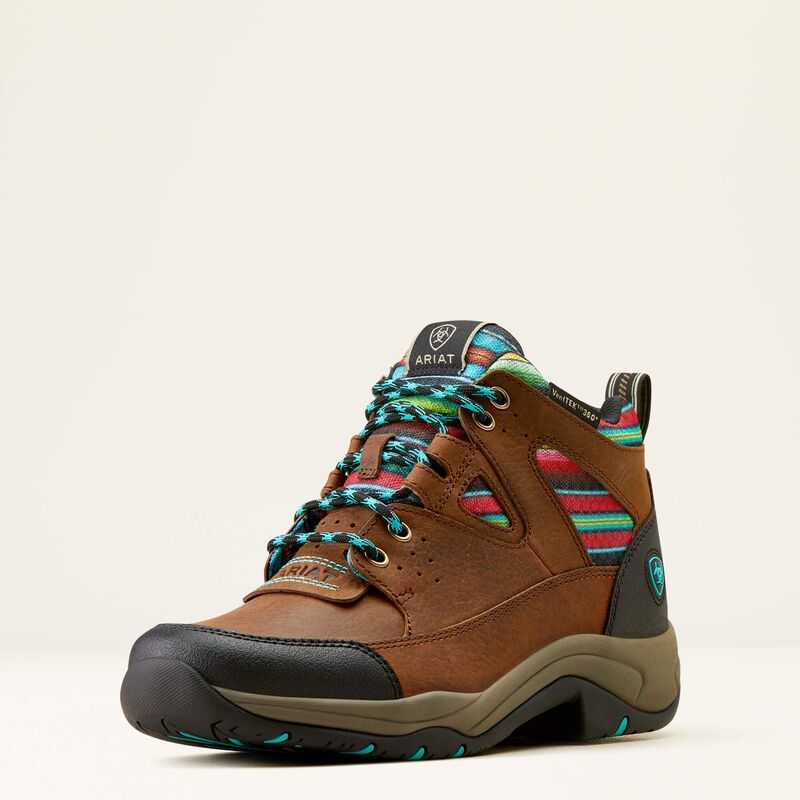 Ariat Terrain VentTEK 360 Boot Brown / Turquoise | 076IDYHTM