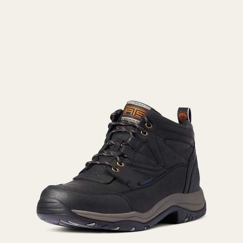 Ariat Terrain Waterproof Boot Black | 950UKCYGQ