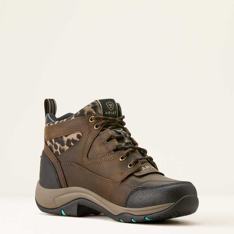 Ariat Terrain Waterproof Boot Chocolate / Camo Leopard | 387KAWEDL