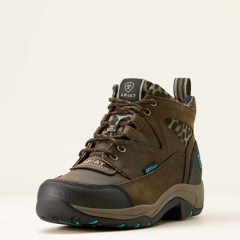 Ariat Terrain Waterproof Boot Chocolate / Camo Leopard | 387KAWEDL