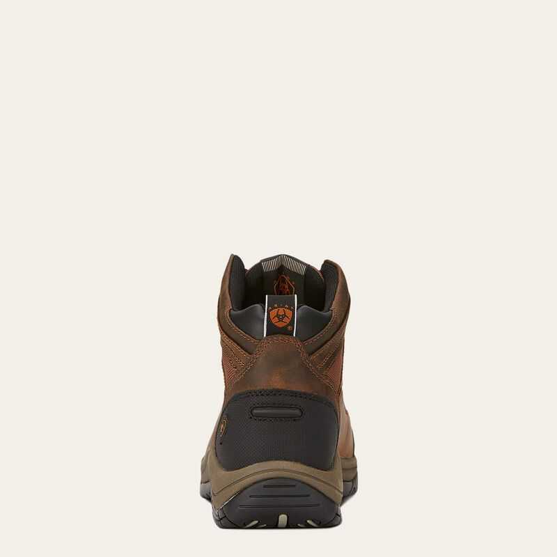 Ariat Terrain Wide Square Toe Steel Toe Work Boot Brown | 716LBPCQY