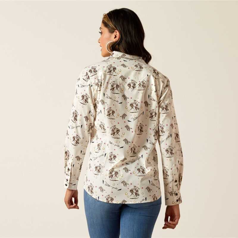 Ariat Thrills N Spills Shirt Thrilling Print | 374YPKIOZ