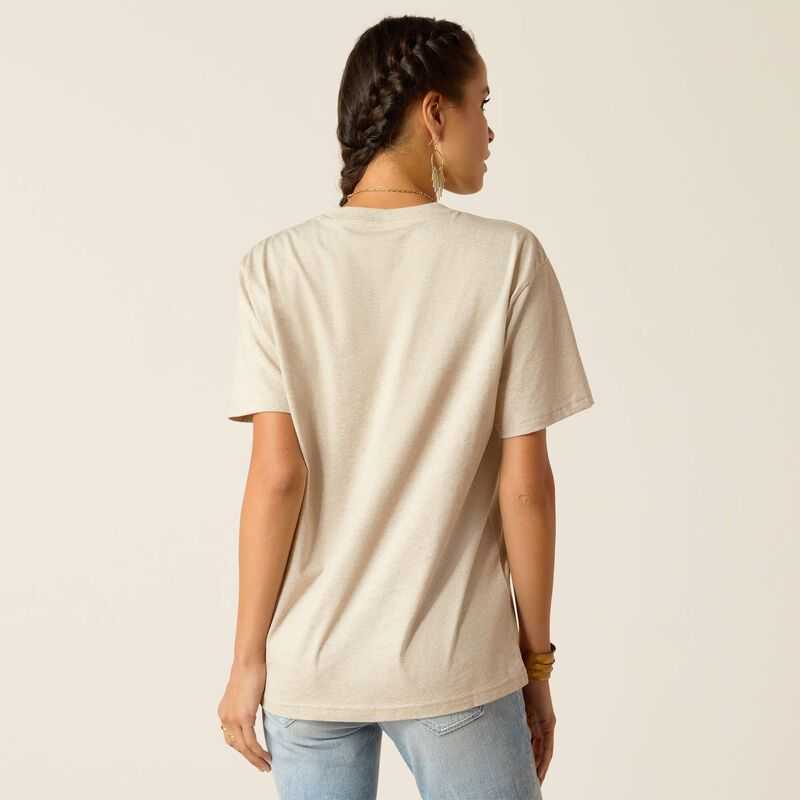 Ariat Thrills N Spills T-Shirt Beige | 340LENORW