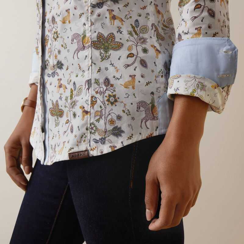 Ariat Tomales Shirt Folkore Print | 983KYJUOR