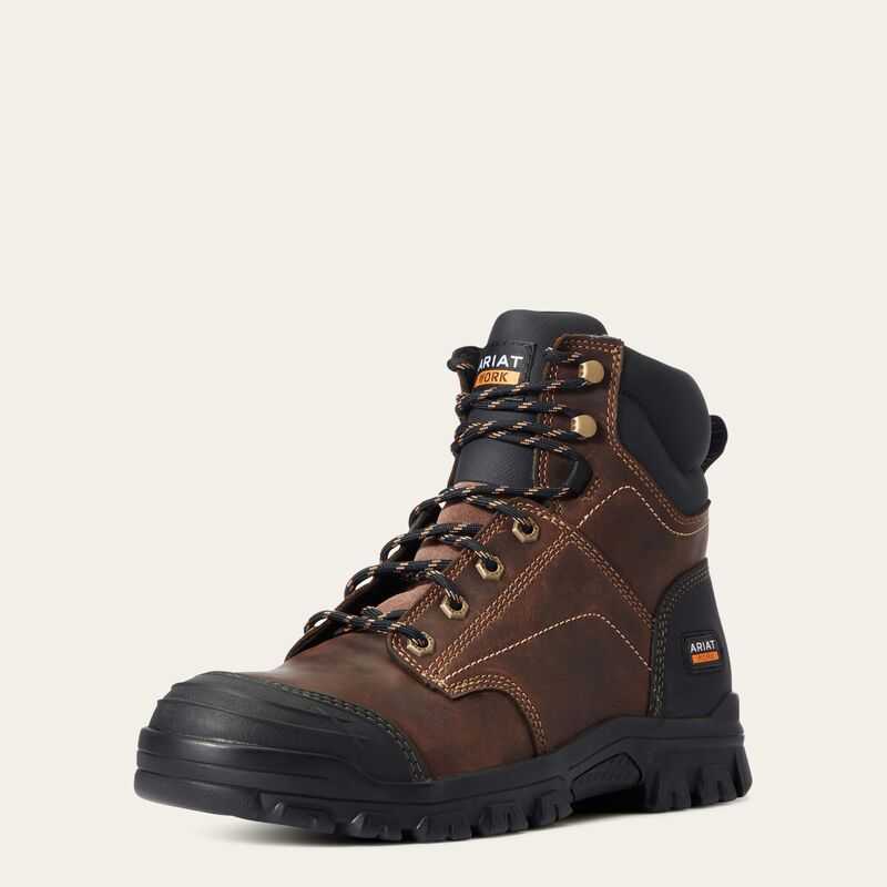 Ariat Treadfast 6\' Work Boot Brown | 042IDEXRP