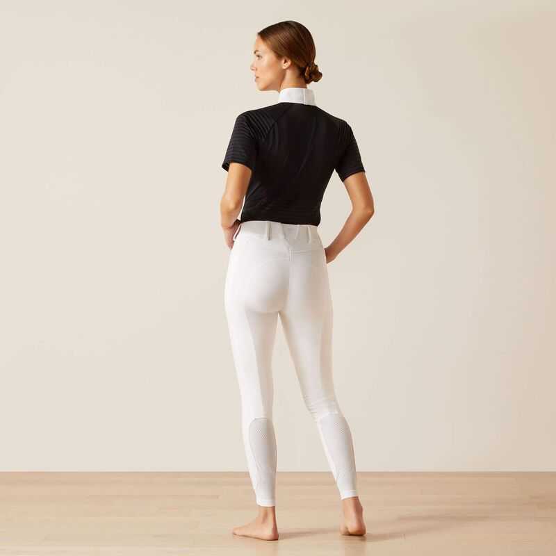 Ariat Tri Factor Grace Knee Patch Breech White | 713GQZEPT