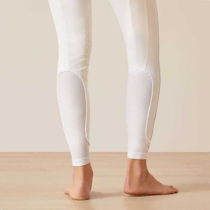 Ariat Tri Factor Grace Knee Patch Breech White | 713GQZEPT