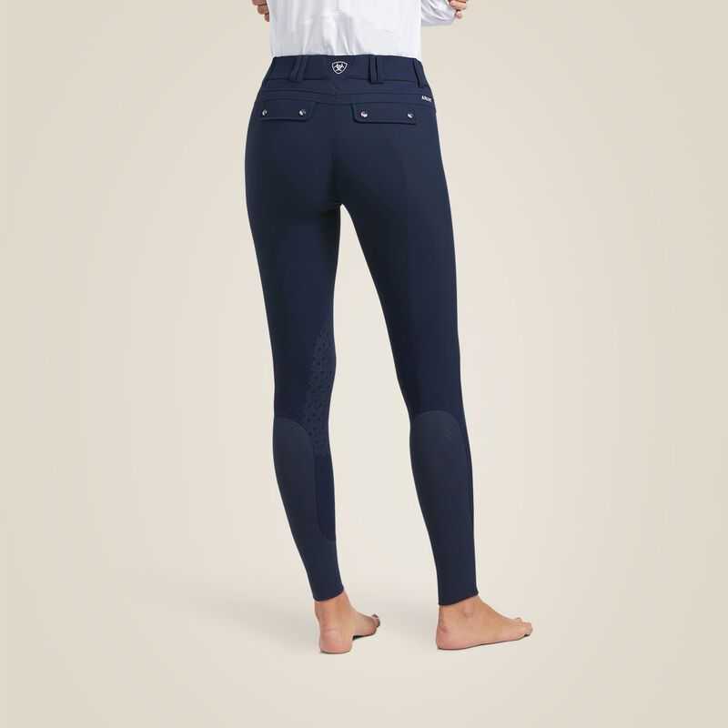 Ariat Tri Factor Grip Knee Patch Breech Navy | 571ZGMENX