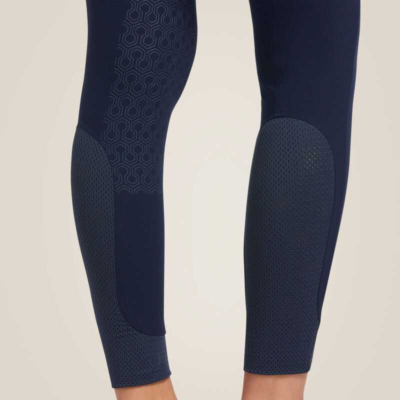 Ariat Tri Factor Grip Knee Patch Breech Navy | 571ZGMENX