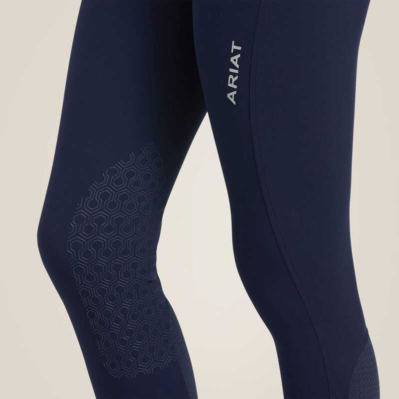 Ariat Tri Factor Grip Knee Patch Breech Navy | 571ZGMENX