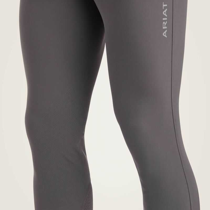 Ariat Tri Factor Grip Knee Patch Breech Purple Grey | 647RMLTPV