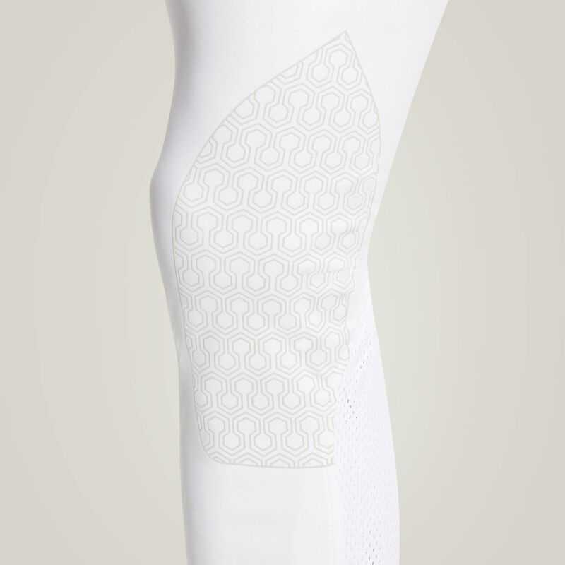 Ariat Tri Factor Grip Knee Patch Breech White | 986VSHXGK