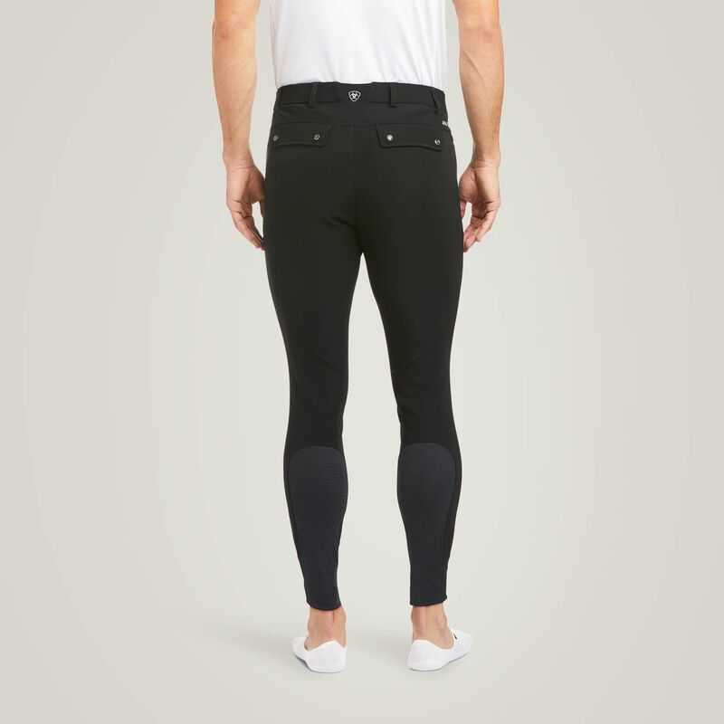 Ariat Tri Factor Grip Knee Patch Breech Black | 139PJQKFW