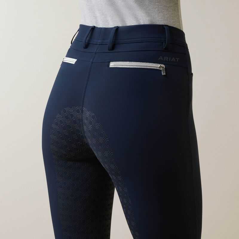 Ariat Tri Factor Pull-On Full Seat Breech Navy | 248FDWONI