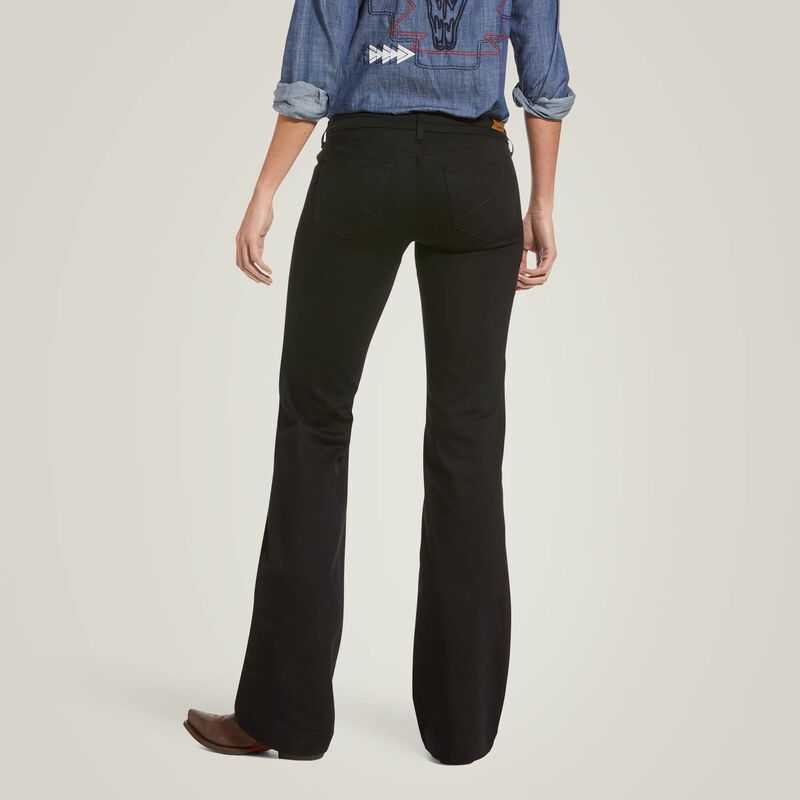 Ariat Trouser Mid Rise Forever Wide Leg Pant Rinse | 541OZPIDV