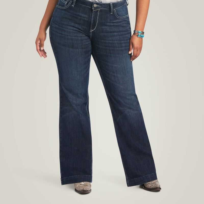 Ariat Trouser Perfect Rise Aisha Wide Leg Jean Missouri | 381HJKZDU