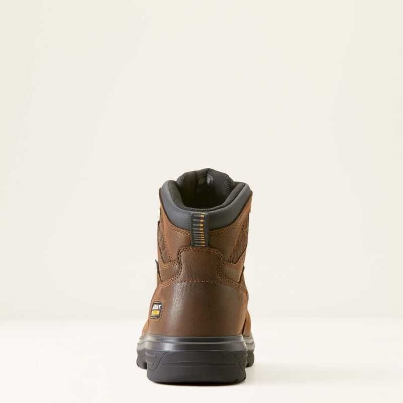 Ariat Turbo 6' Waterproof Carbon Toe Work Boot Brown | 105YARLGS