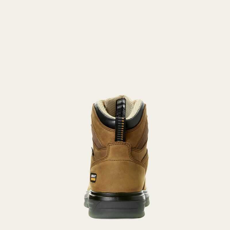 Ariat Turbo 6' Waterproof Carbon Toe Work Boot Aged Bark | 920IEYXKA