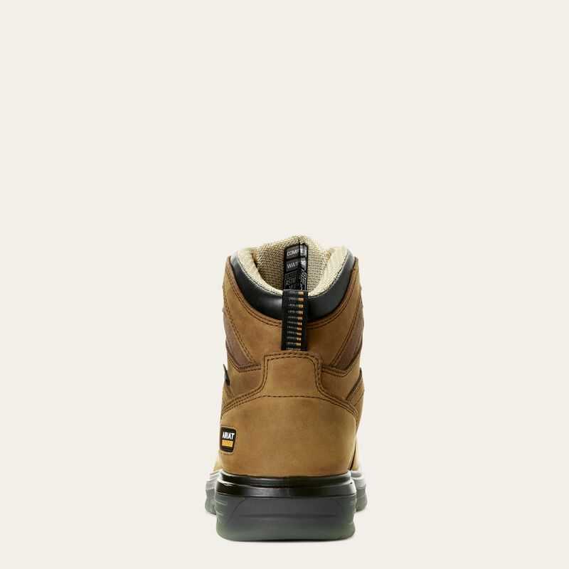 Ariat Turbo 6' Waterproof Work Boot Aged Bark | 715YTLKSM