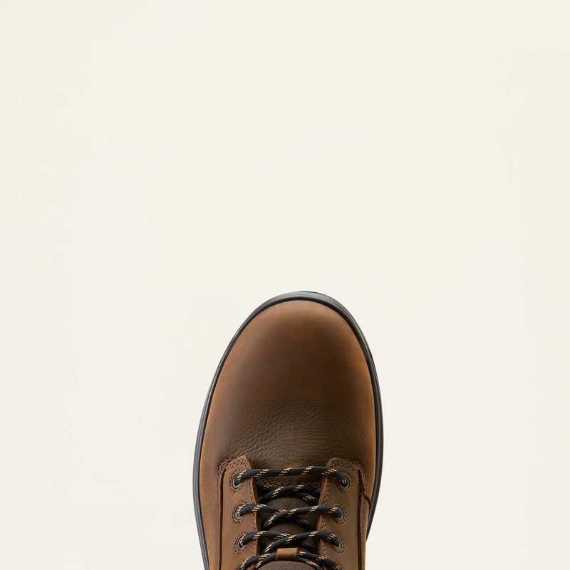 Ariat Turbo 8' Waterproof Work Boot Brown | 953KPBGUN