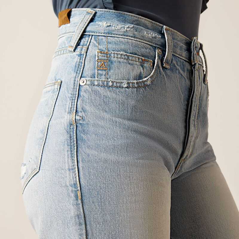 Ariat Ultra High Rise Tomboy Straight Jean Mykonos | 583AVGHOW