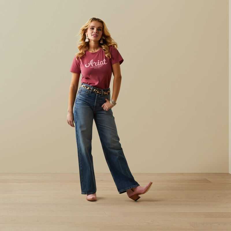 Ariat Ultra High Rise Tomboy Wide Jean Moana | 742UMFCTS